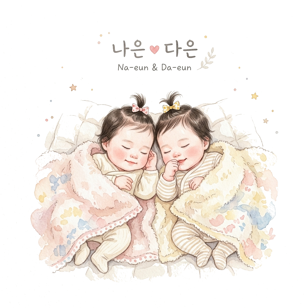 나은이와 다은이